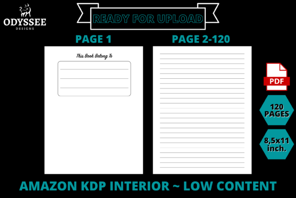 Enhance Your KDP Book with 120 Lined Pages