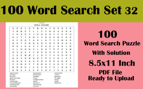Exploring 100 Word Search 8.5x11 Puzzle KDP Vol 32: A Comprehensive Review