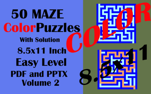 Exploring 50 Easy KIDS Color Maze 8.5x11 KDP Vol 2: A Comprehensive Guide