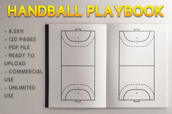 Hand Ball Playbook KDP Template: A Versatile Tool for Handball Enthusiasts and Coaches
