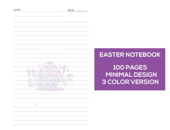 Happy Easter Notebook: A Versatile and Stylish Choice