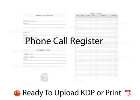 KDP Phone Call Log Book: A Comprehensive Tool for Effective Communication Management