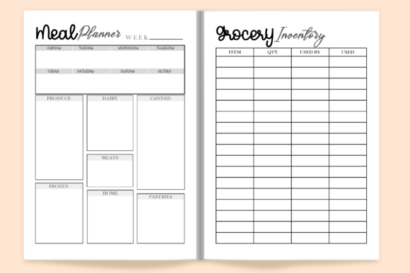 Streamline Your Grocery Shopping with the Meal Planner Grocery List 52 Weeks KDP