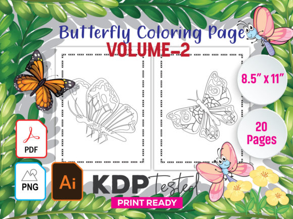 Unlocking Creativity and Business Potential with Butterfly Coloring Page Volume-2