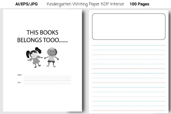 Unlocking Creativity and Learning with Kindergarten Writing Paper KDP Templates